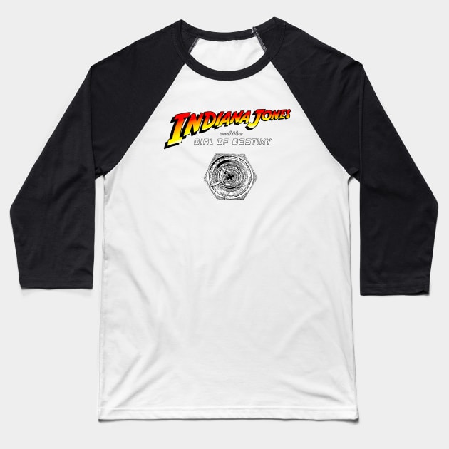 Indiana Jones Baseball T-Shirt by Buff Geeks Art